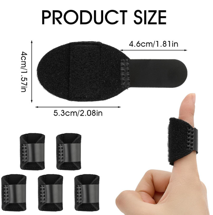 5PCS Trigger Finger Splints, Thumb Finger Brace for Trigger Finger Knuckle