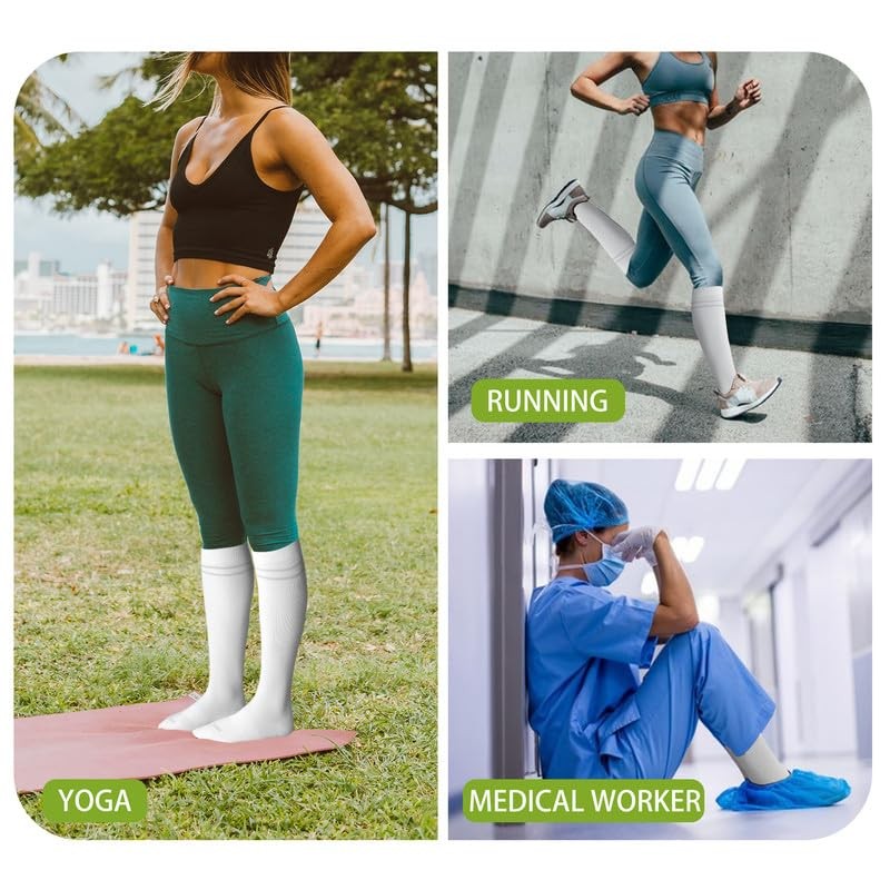 LEVSOX Viscose Made from Bamboo Compression Socks for Pregnant Women 20-30