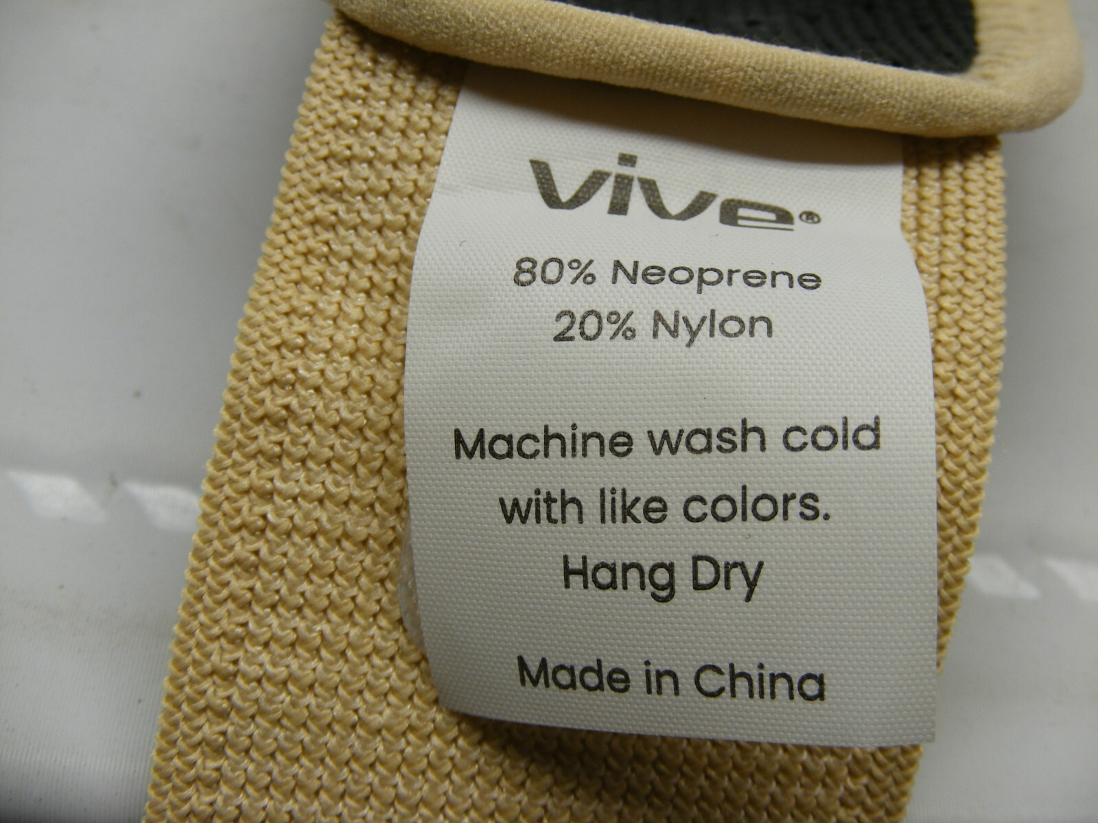 VIVE Thigh Support Brace One Size fits Most Right or Left up to 32″ Beige