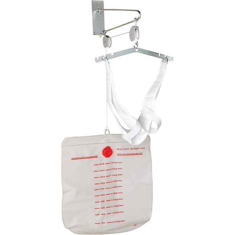 Cervical Traction Device Adjustable Neck Stretcher Pain Relief Home Use