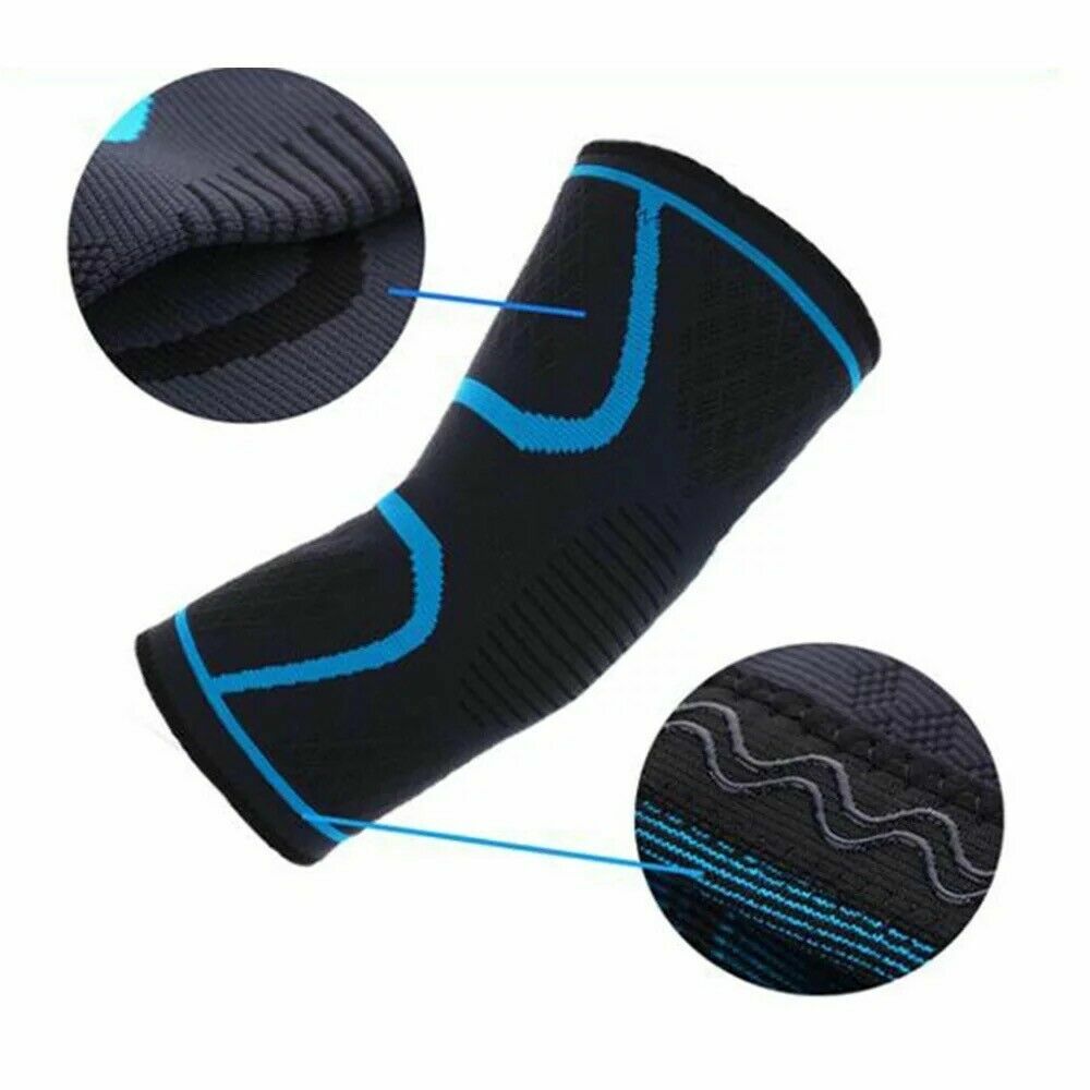 Knee Sleeve Compression Brace Support Joint Pain Arthritis Relief 1xSleeve USA