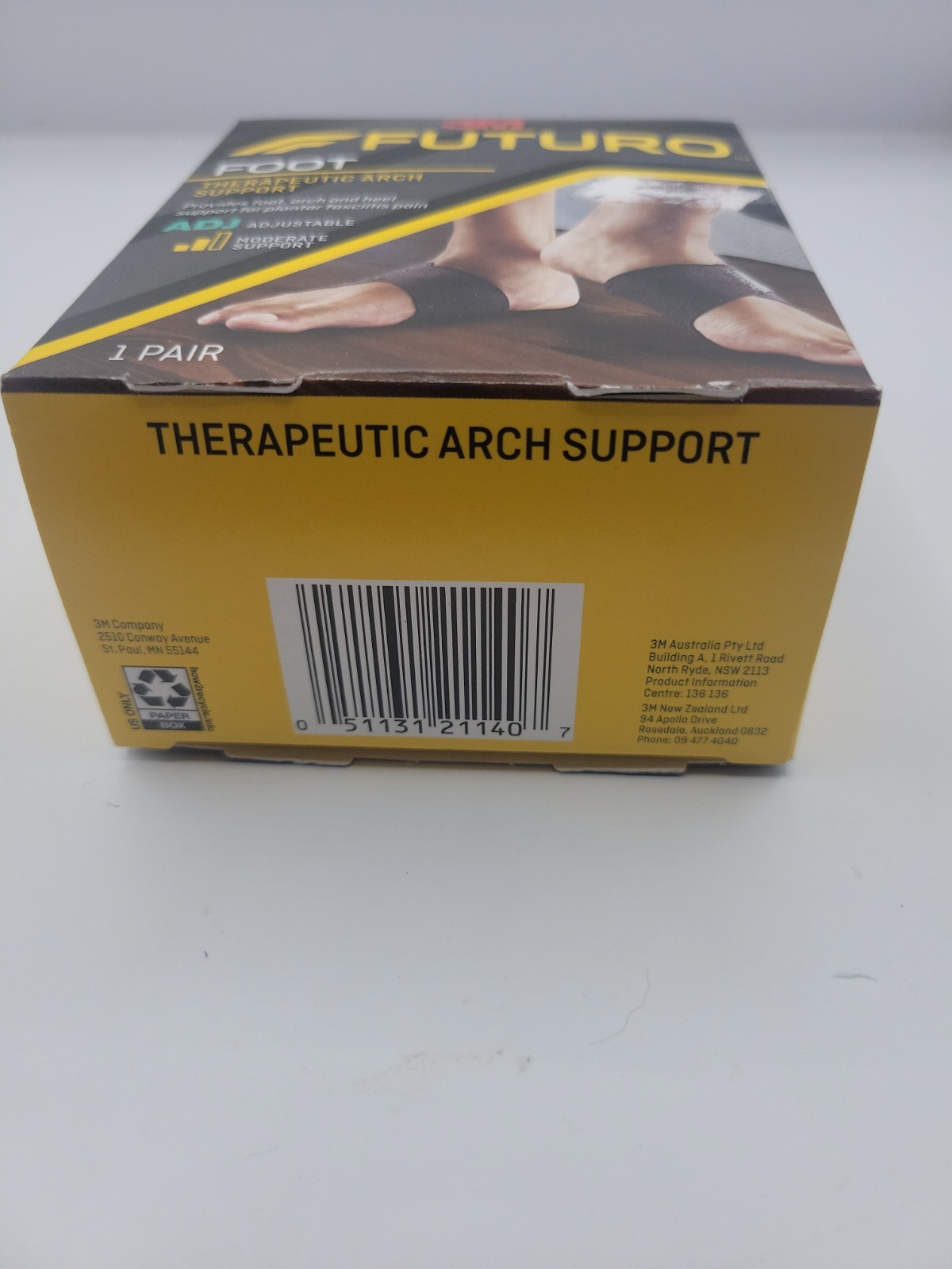 FUTURO Therapeutic Arch Support Adjustable Plantar Fasciitis Foot 1 Pr Moderate