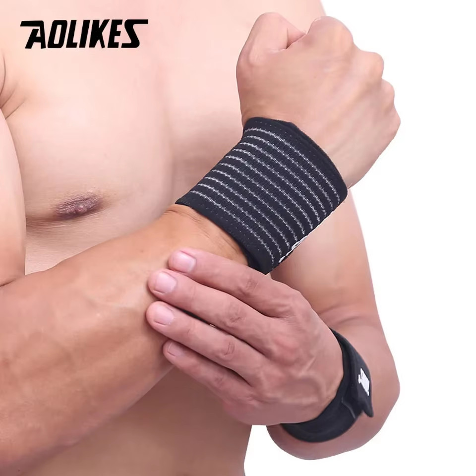 1PCS Cotton Elastic Bandage Hand Sport Wristband Gym Support Wrist Brace Wrap Ca