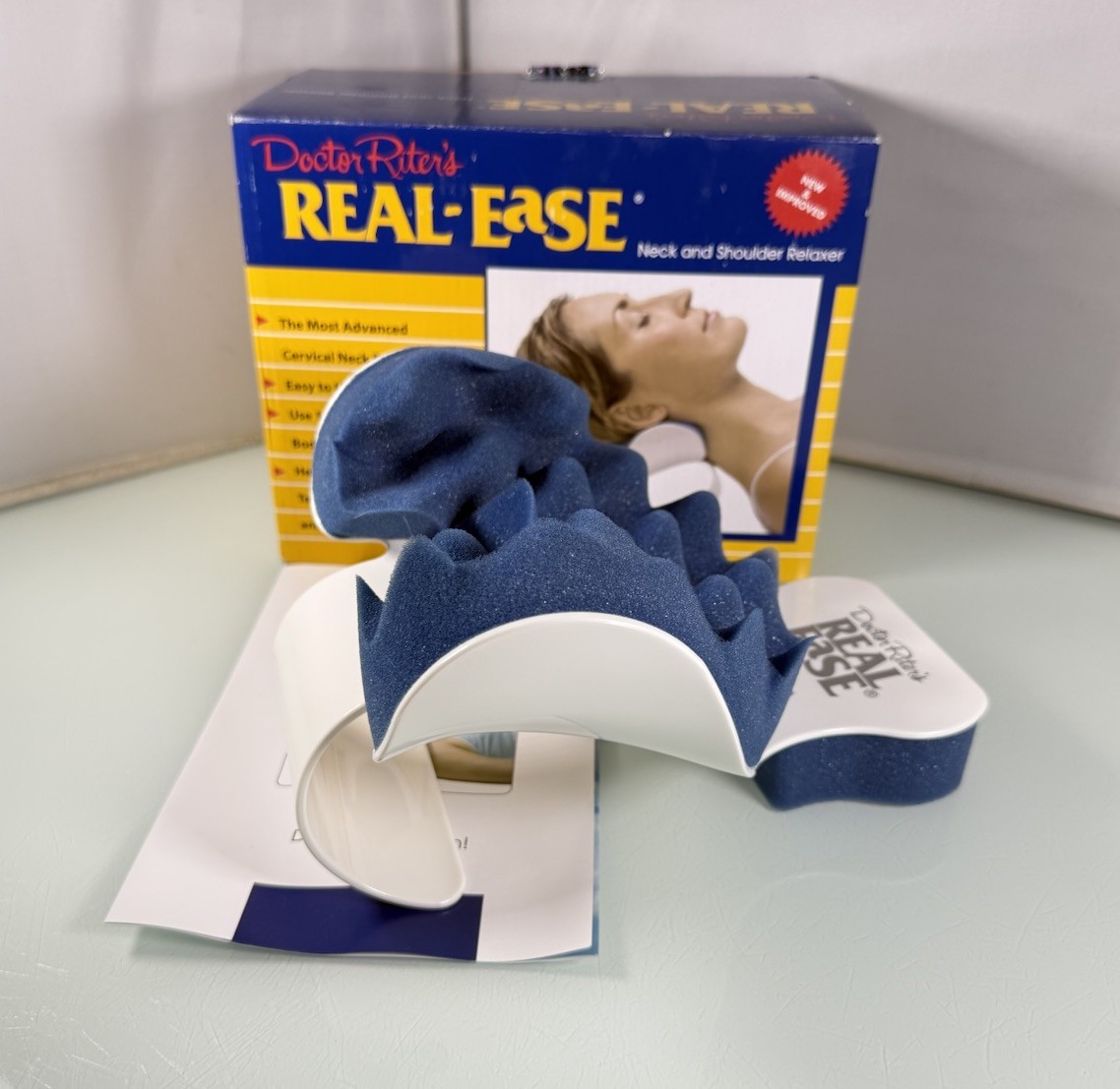 Doctor Riter’s Real Ease Neck Shoulder Relaxer Cervical Support – New & Improved
