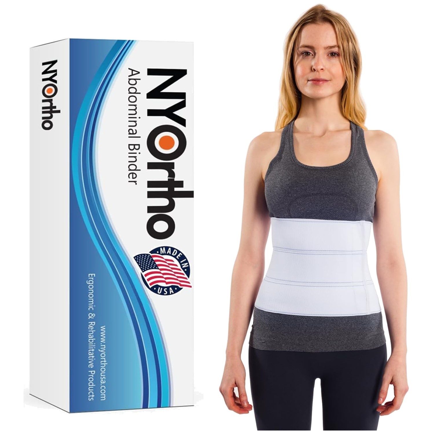 Adjustable Abdominal Support Wrap – Hernia, Back Pain Relief