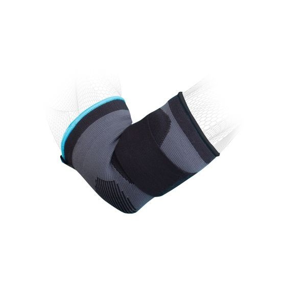 DonJoy Deluxe Elastic Elbow Compression Sleeve w/Strap XL BEL-DA161ES02-BLK-XL
