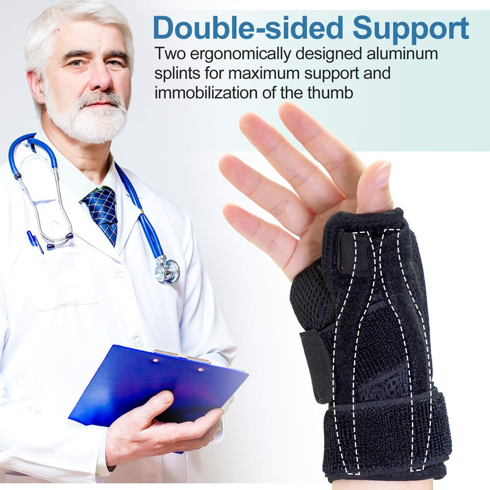 Wrist Support Brace Compression Strap Carpal Tunnel Arthritis Left & Right Hand