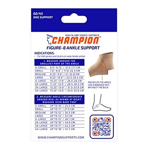 Figure 8 Ankle Support, Light Elastic Compression Brace, Muscle Joint
