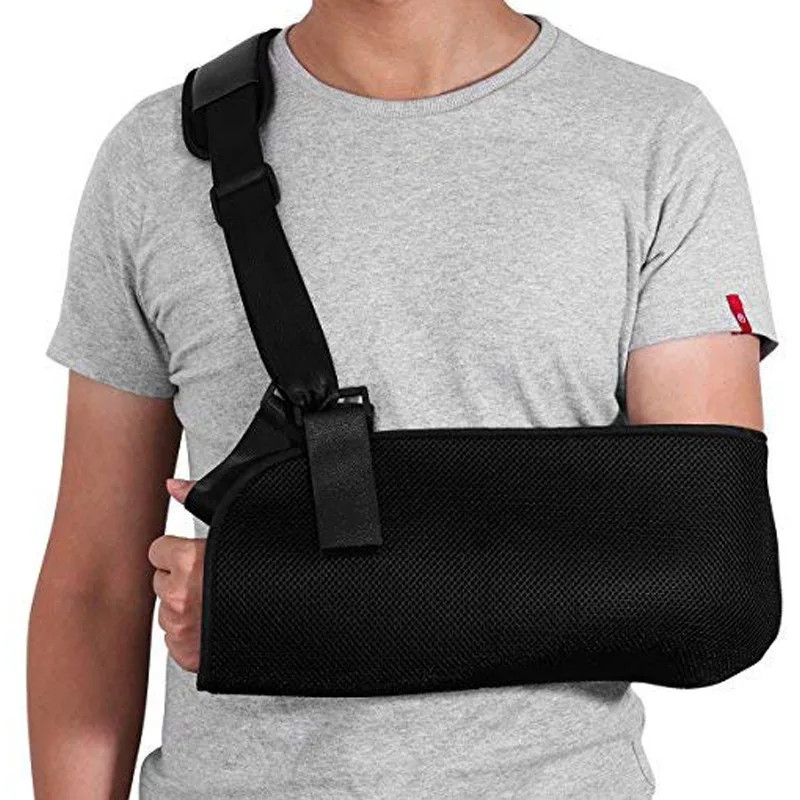 Breathable Mesh Post Surgery Arm Sling Adjustable Forearm Support Strap for Shou