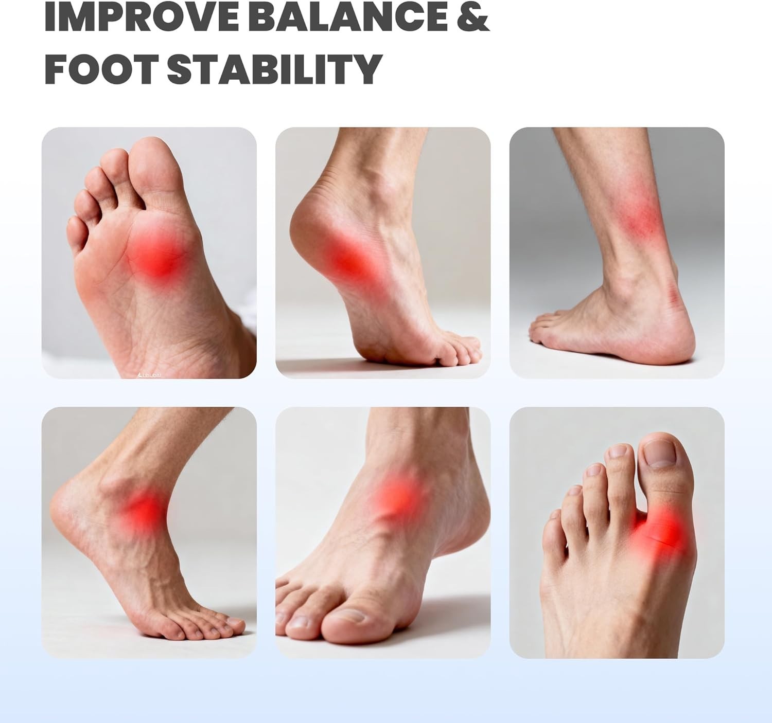 Balance Board for Foot & Ankle Strength – Dual Half-Cylinder Trainer with Roller