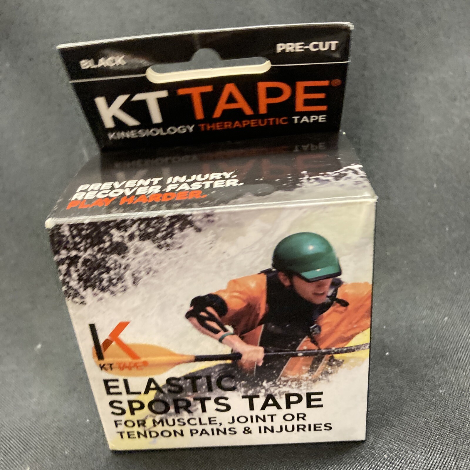 KT Tape Pro Elastic Sports Tape 100% Synthetic Stealth Beige 20 Precut 10″ Strip