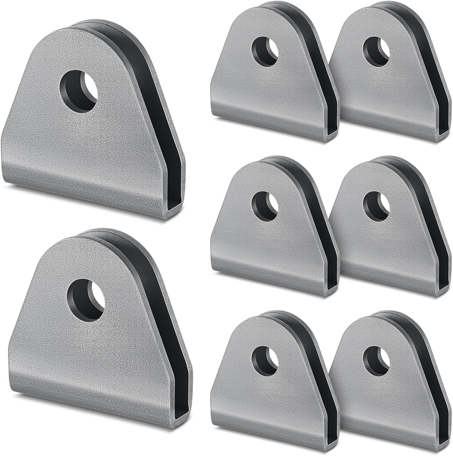 8 Pack Double Shear Tabs Seat Belt Tab Double Shear Limit Strap Weld