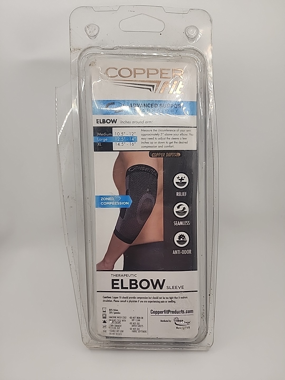 Copper Fit Freedom Elbow Compression Sleeve L 1 Pack New