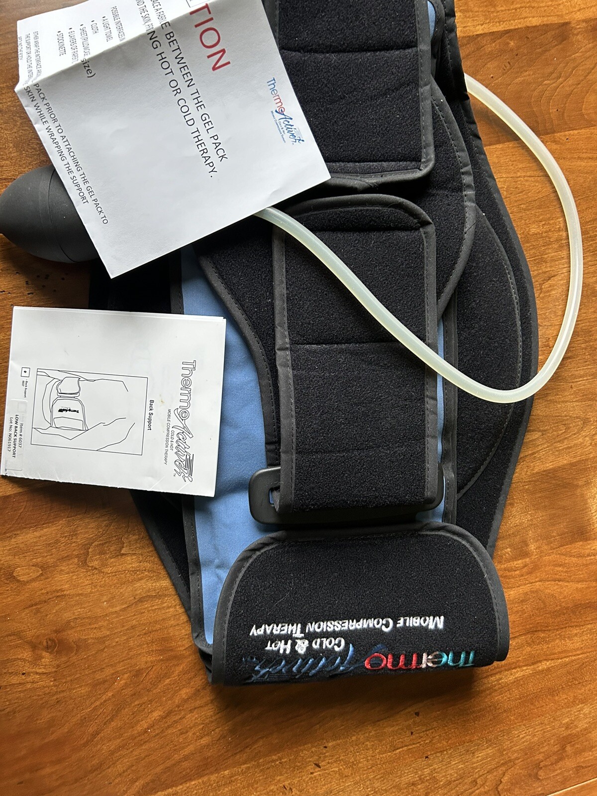 Thermo Active Medical Cold & Hot Mobile Compression Therapy Back Brace / NWOB