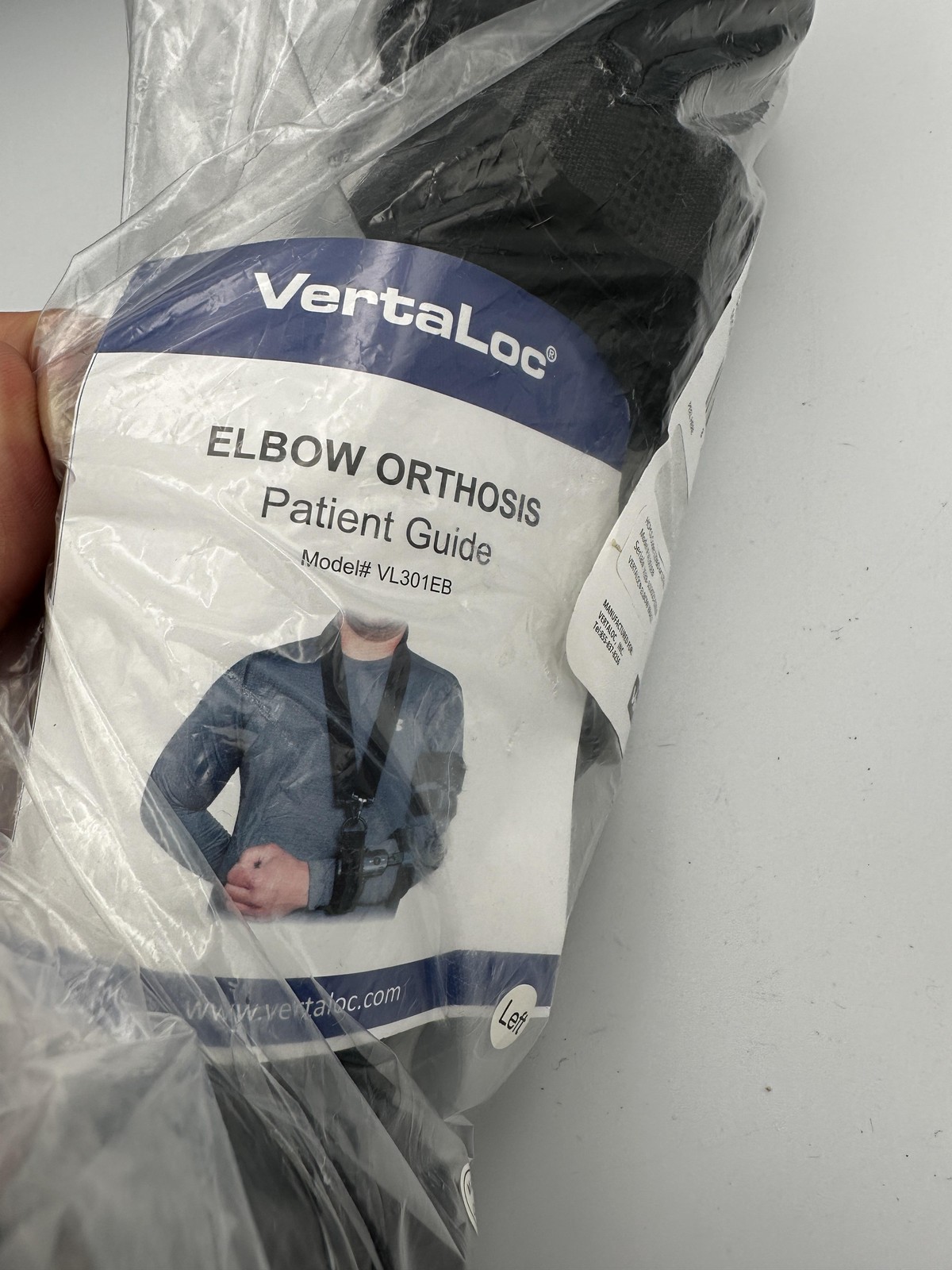 VertaLoc Elbow Brace Universal Left VL301EB Adjustable Orthosis Support New