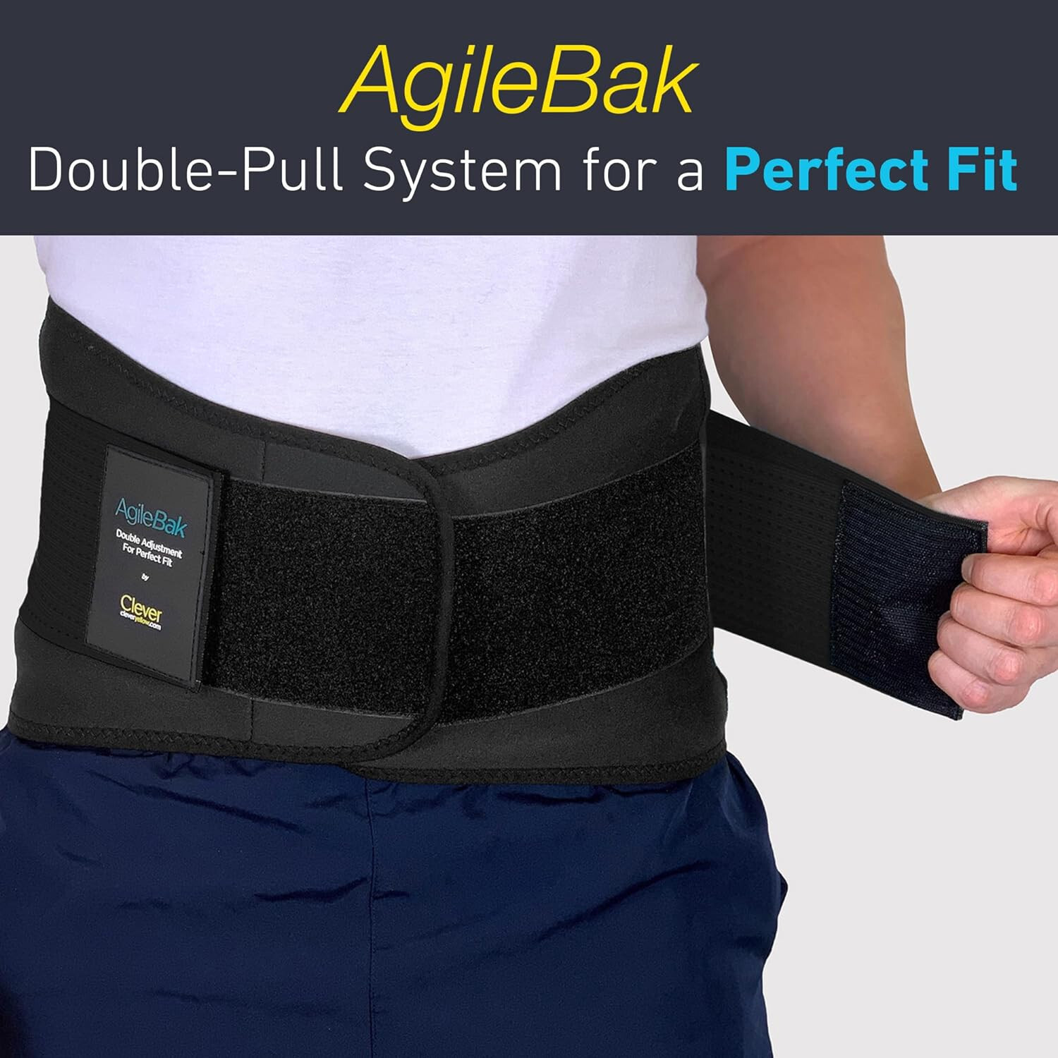 Back Brace for Lower Back Pain Back Support for Men & Women Support Belt -Large