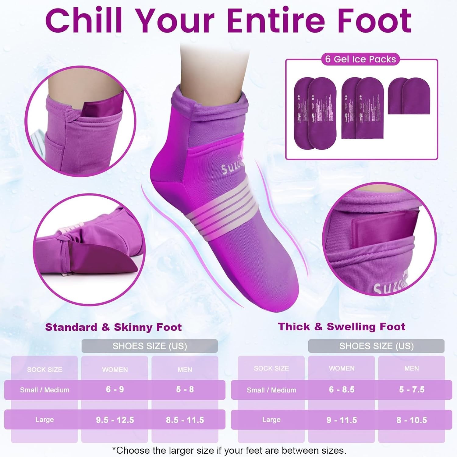Cold Socks & Hand Ice Pack, Cooling Gloves for Chemotherapy