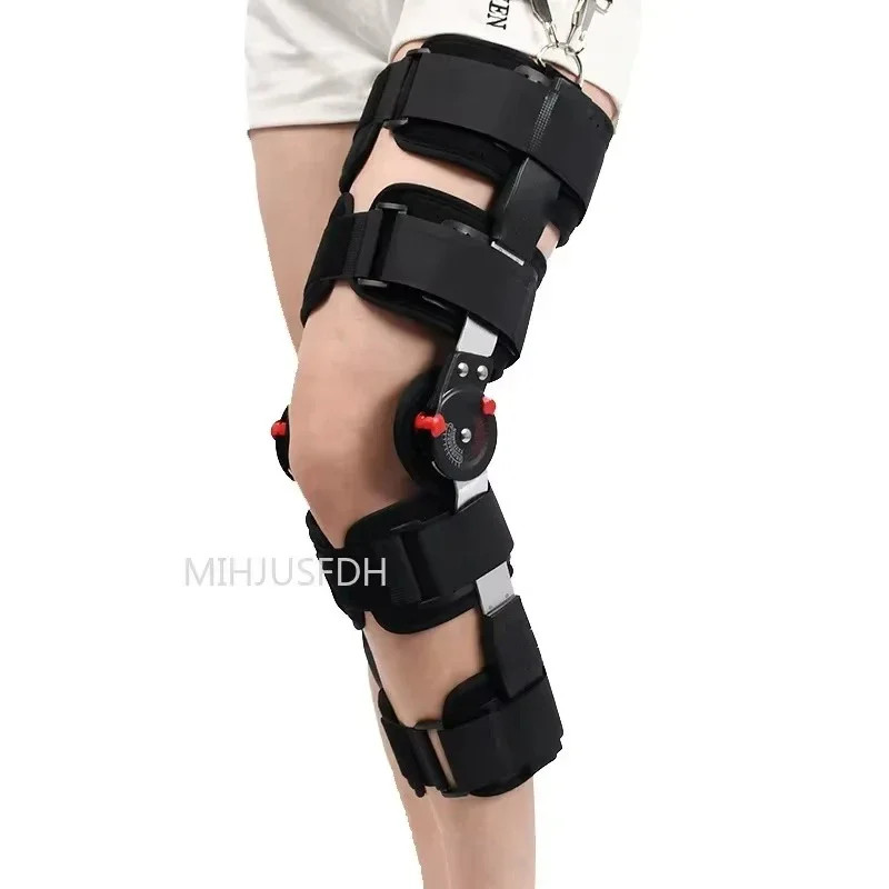 Model Orthopedic Support Stabilizer after Surgery Adjustable Hinged Knee Brace K