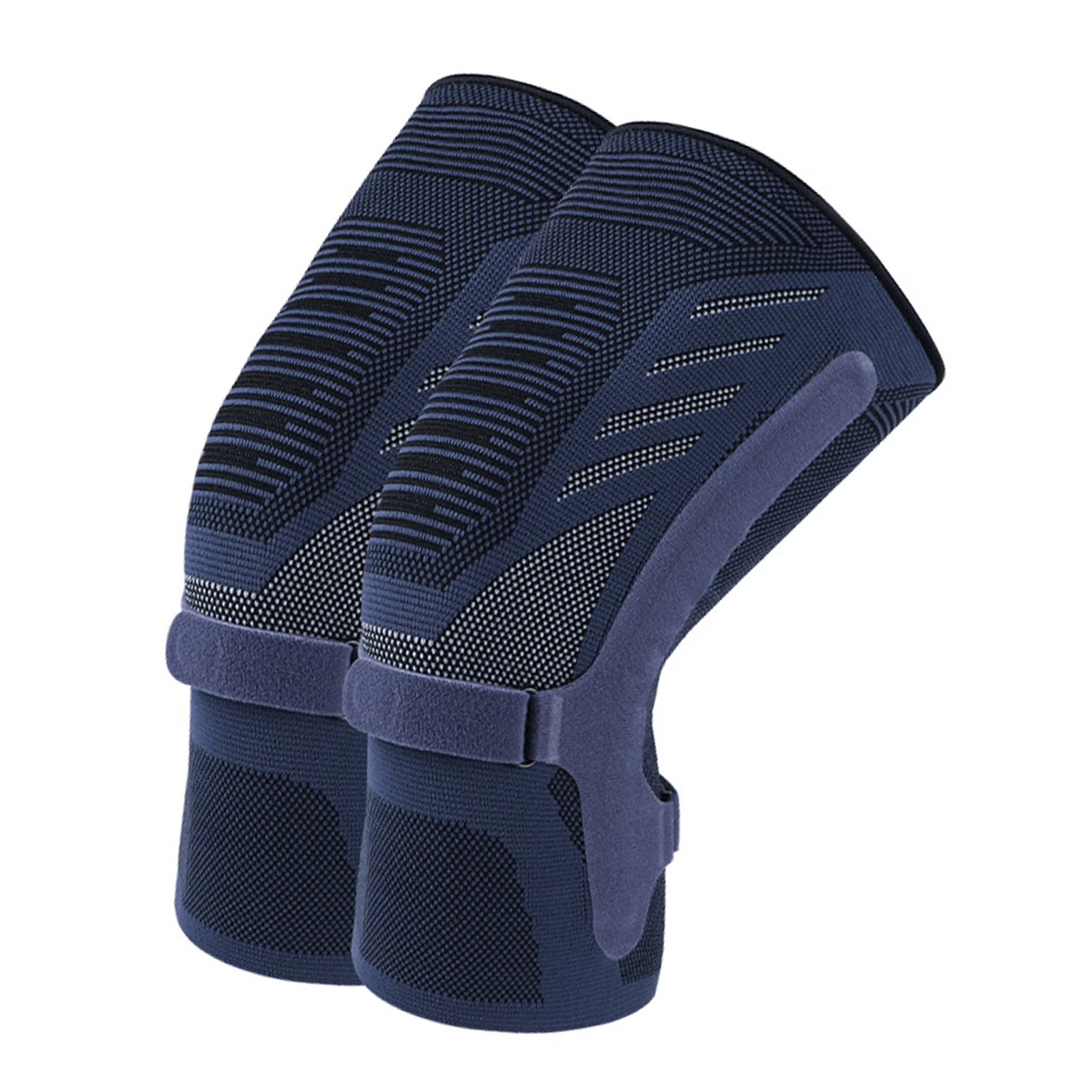 Compression Knee Brace Sleeves Breathable Knit Non-Slip Knee Support with Double