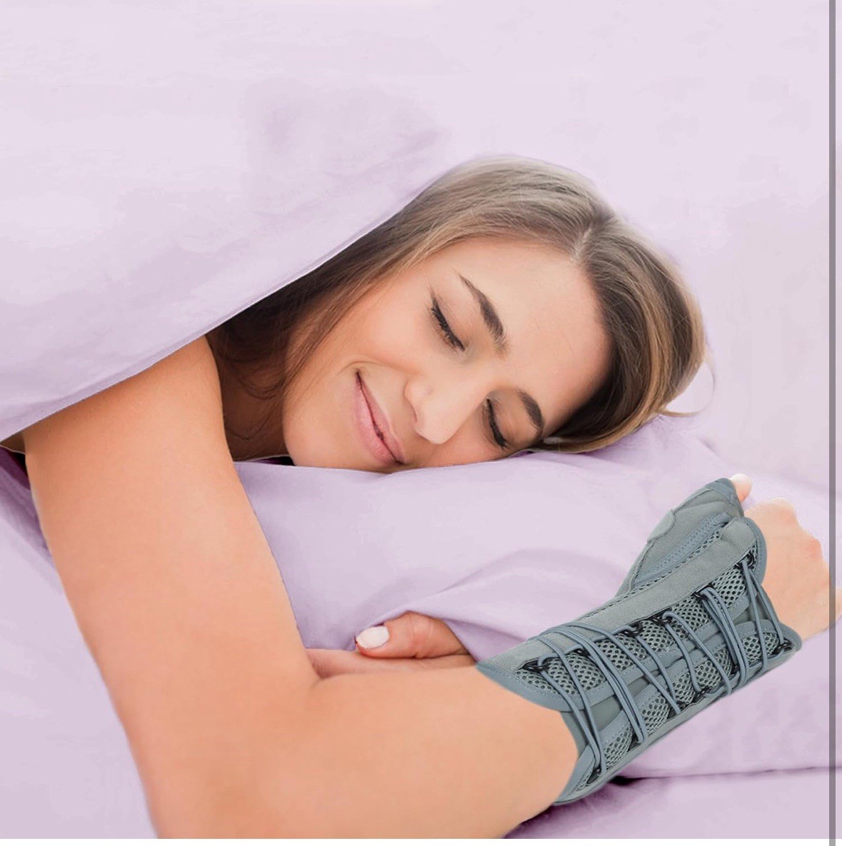 Wrist Brace With Thumb Support Spica Splint for night rest(Right Hands,Medium)