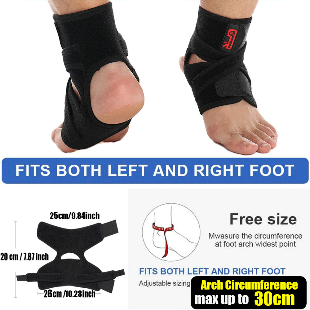 Ankle Support Compression Plantar Fasciitis Sleeve Sport Foot Heel Strap Brace