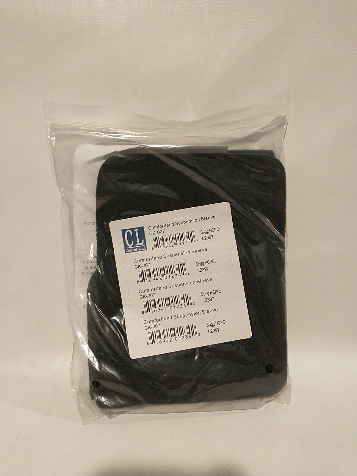 Brand New Sealed Comfortland Medical CK‑007 Black Suspension Sleeve