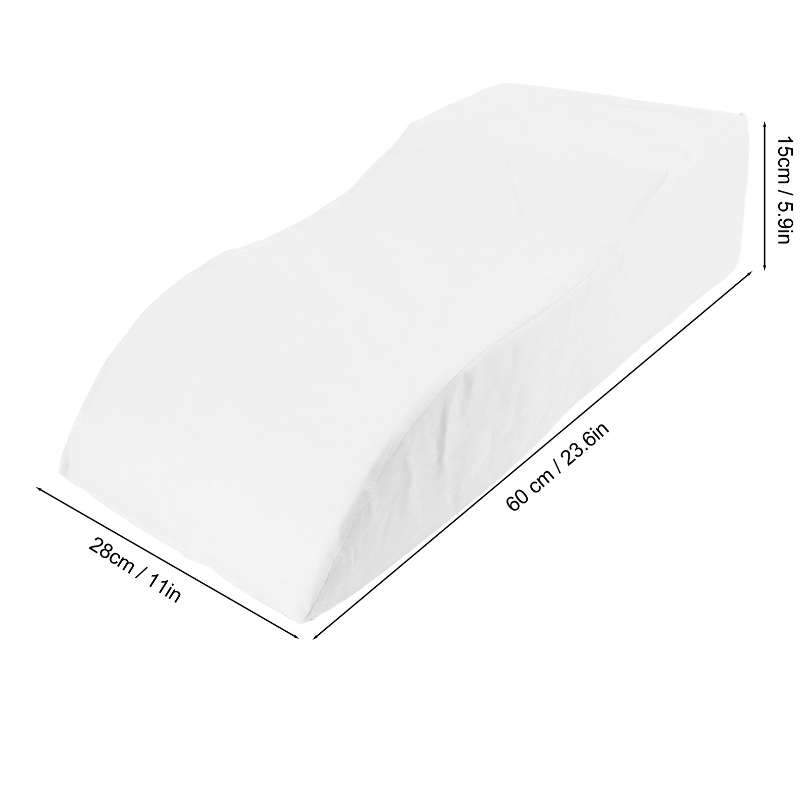 60*28*15Cm White Leg Raising S Pad Turning Over Pad Lower Limb Pad Sweat-Proo US
