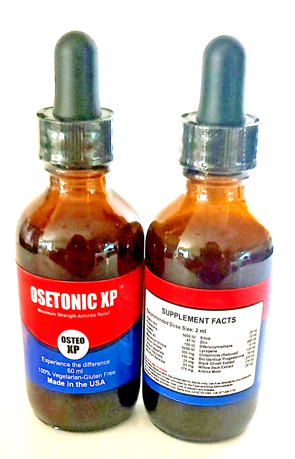Osetonic XP -Arthritis & Back Pain Super Drops (1 bottle 60 ml)