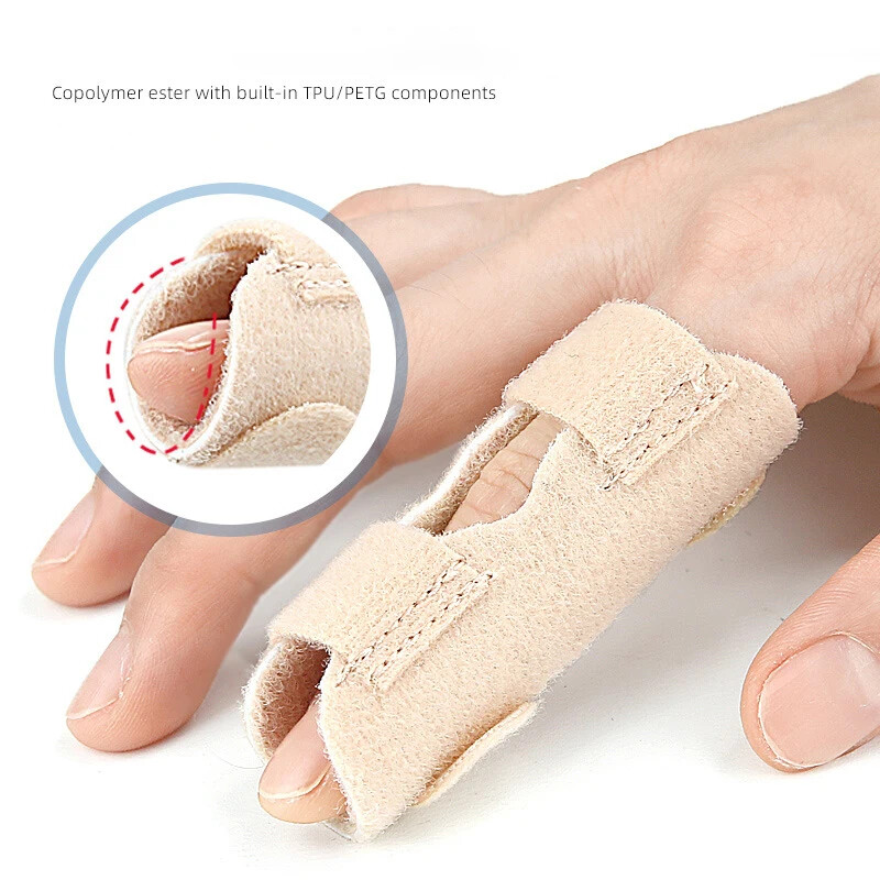 Pain Relief Trigger Finger Fixing Splint Straighten Brace Adjustable Sprain