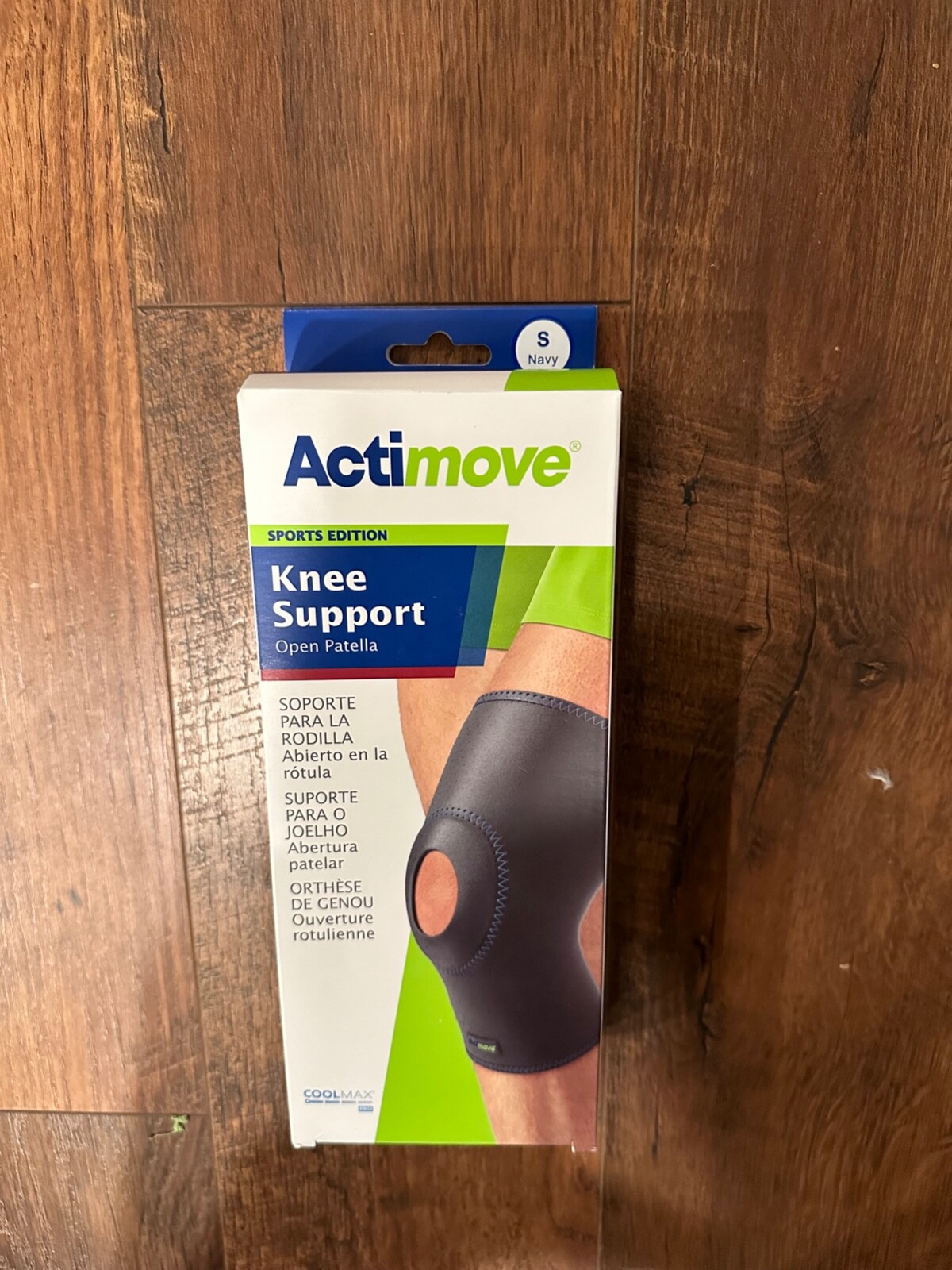 Actimove Sports Edition Knee Support Open Patella (Navy) Small