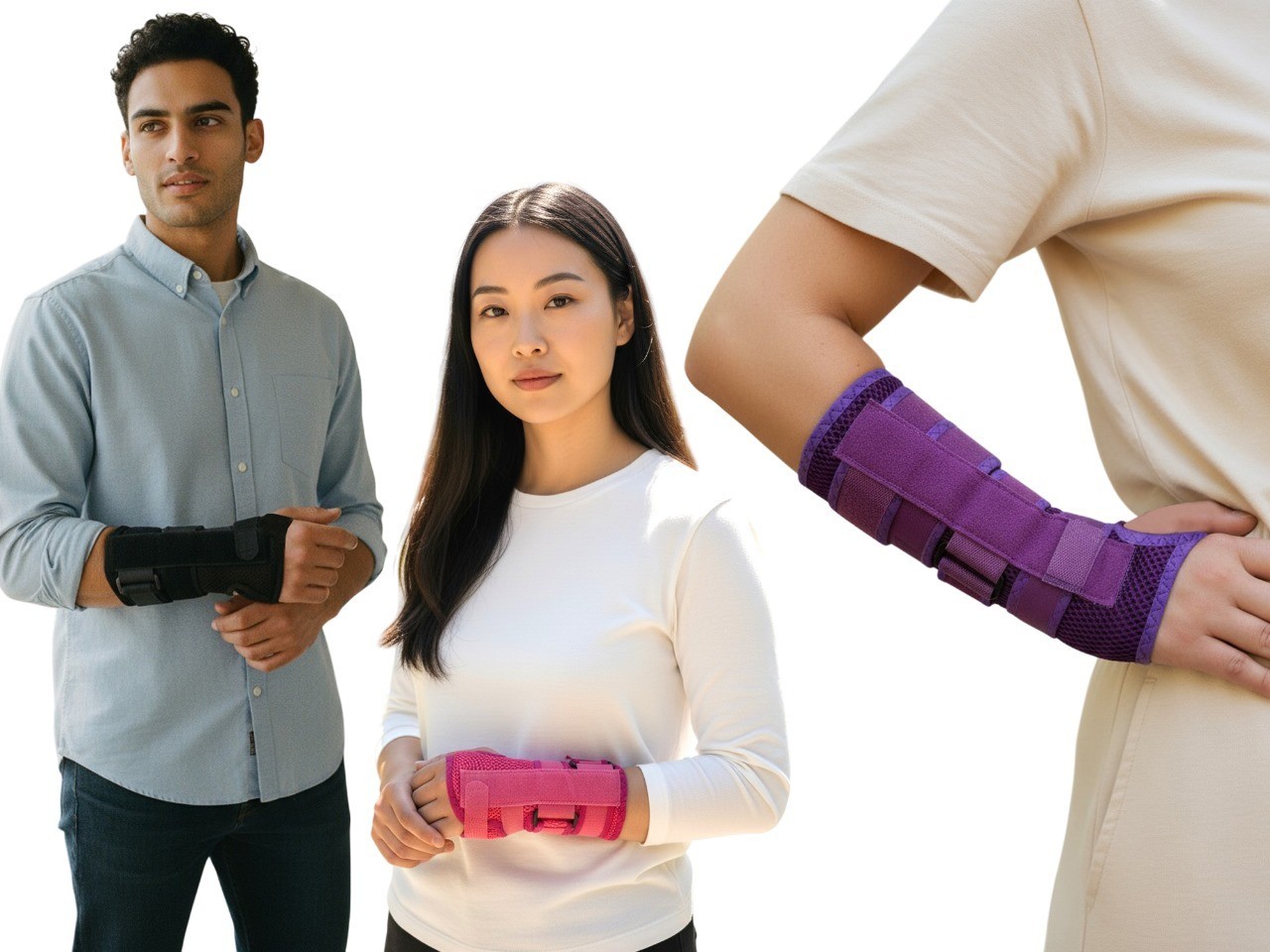 LTG PRO® Wrist Support Breathable Mesh Brace Splint Carpal Tunnel Sprain Strain