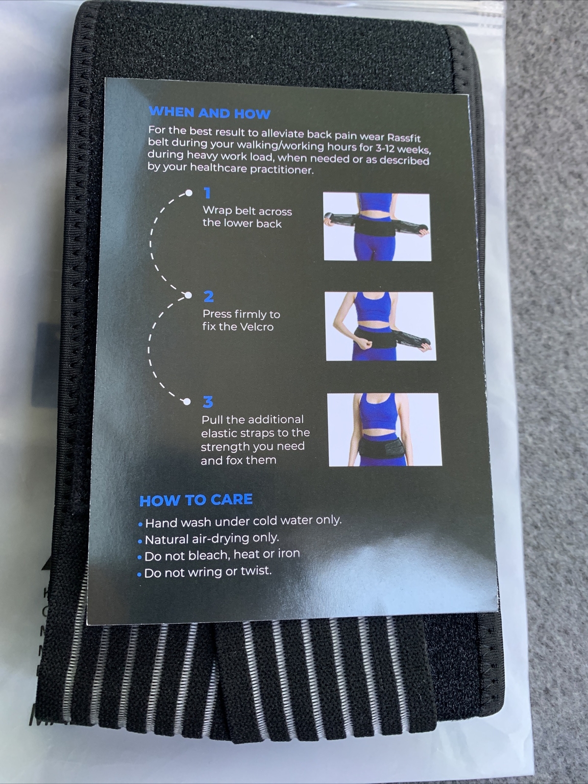 Rassfit Sacroiliac Hip Brace for Lower Back Pain Women & Men – Si Belt Relief