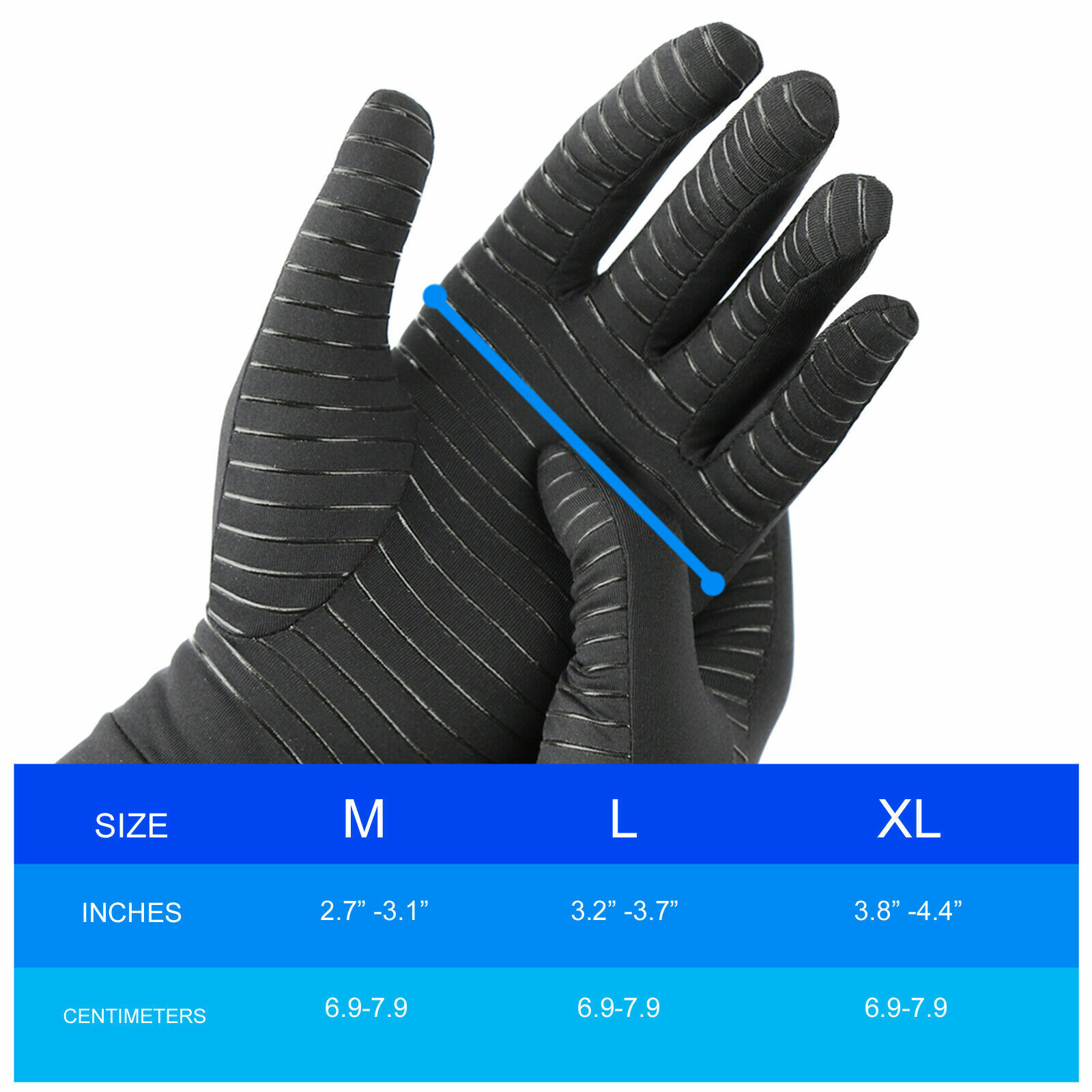 Arthritis Gloves Compression Hand Support Joint Pain Relief Sports Gloves Unisex