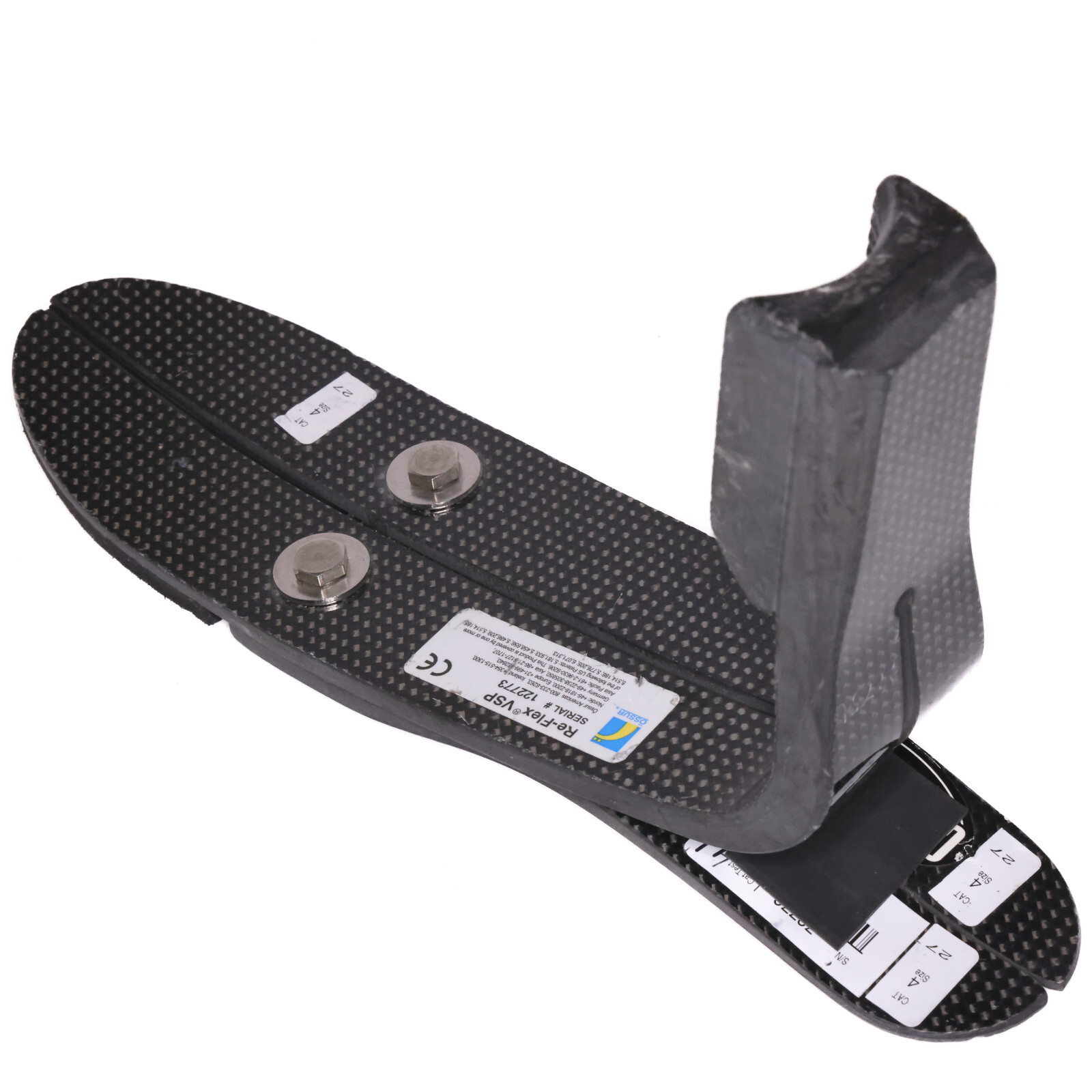 OSSUR RE-FLEX VSP PROSTHETIC MID PROFILE CARBON X FOOT Sz 27 / CAT 4 NO PYLON