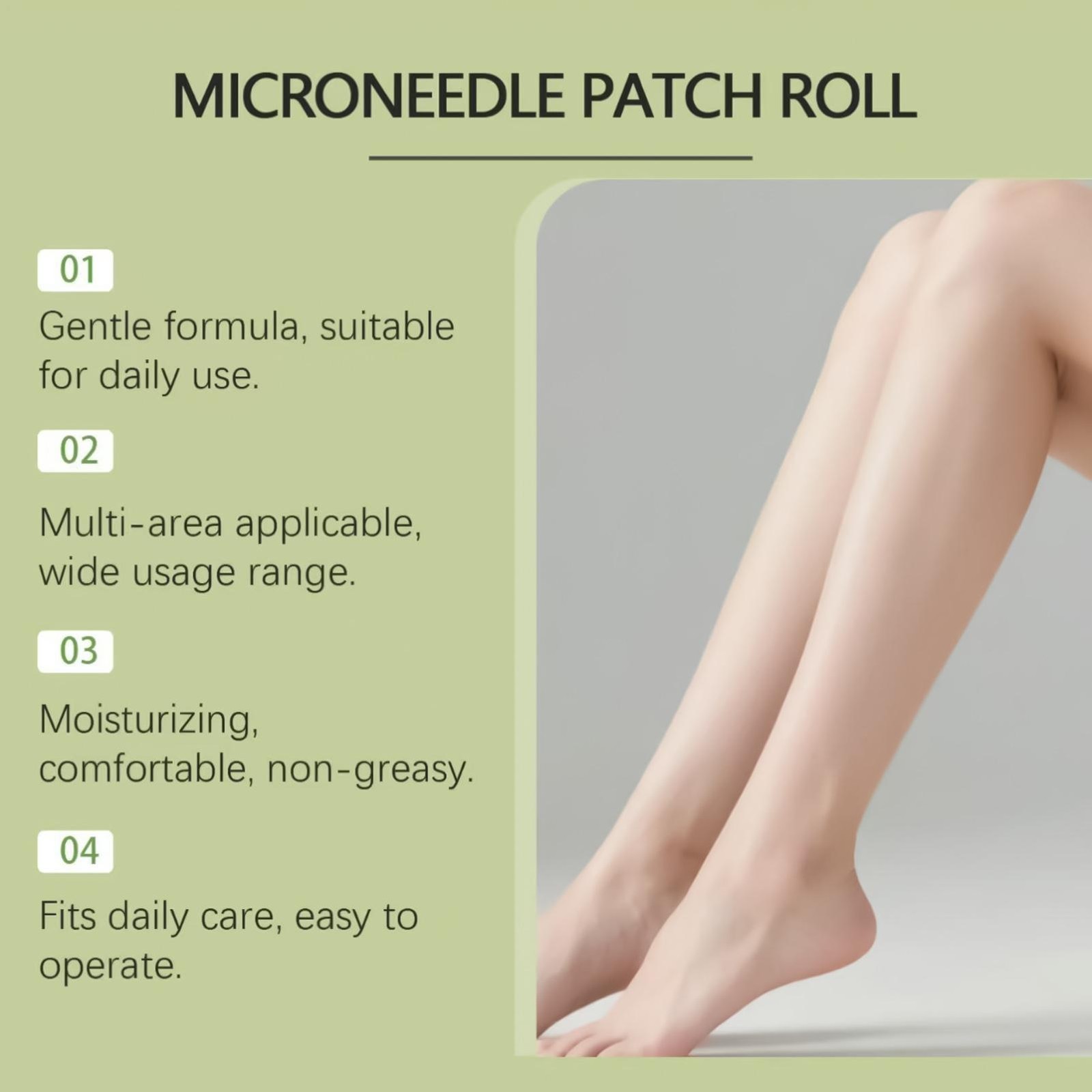 GFOUK Vein Repair Microneedle Patch Roll, GFOUK Vein Repair Patches, Professiona