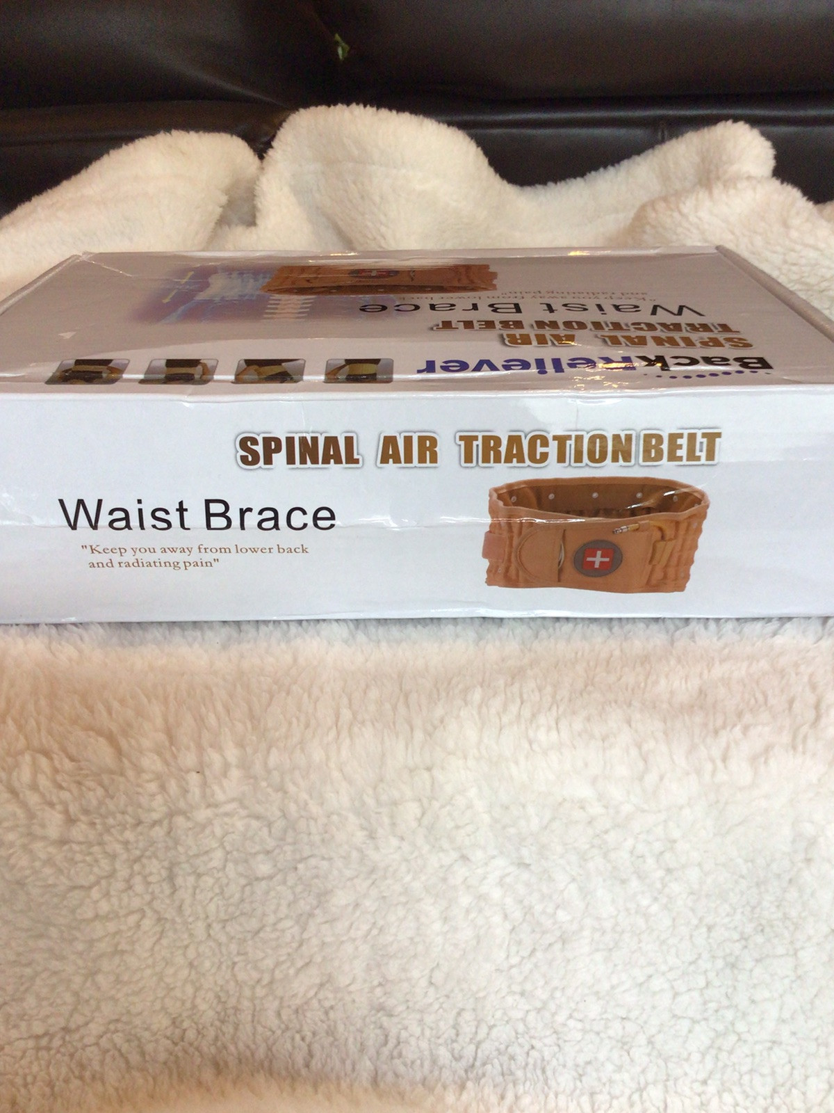 Spinal Air Traction Belt – Waist Brace For Lower Back Pain Relief & Support
