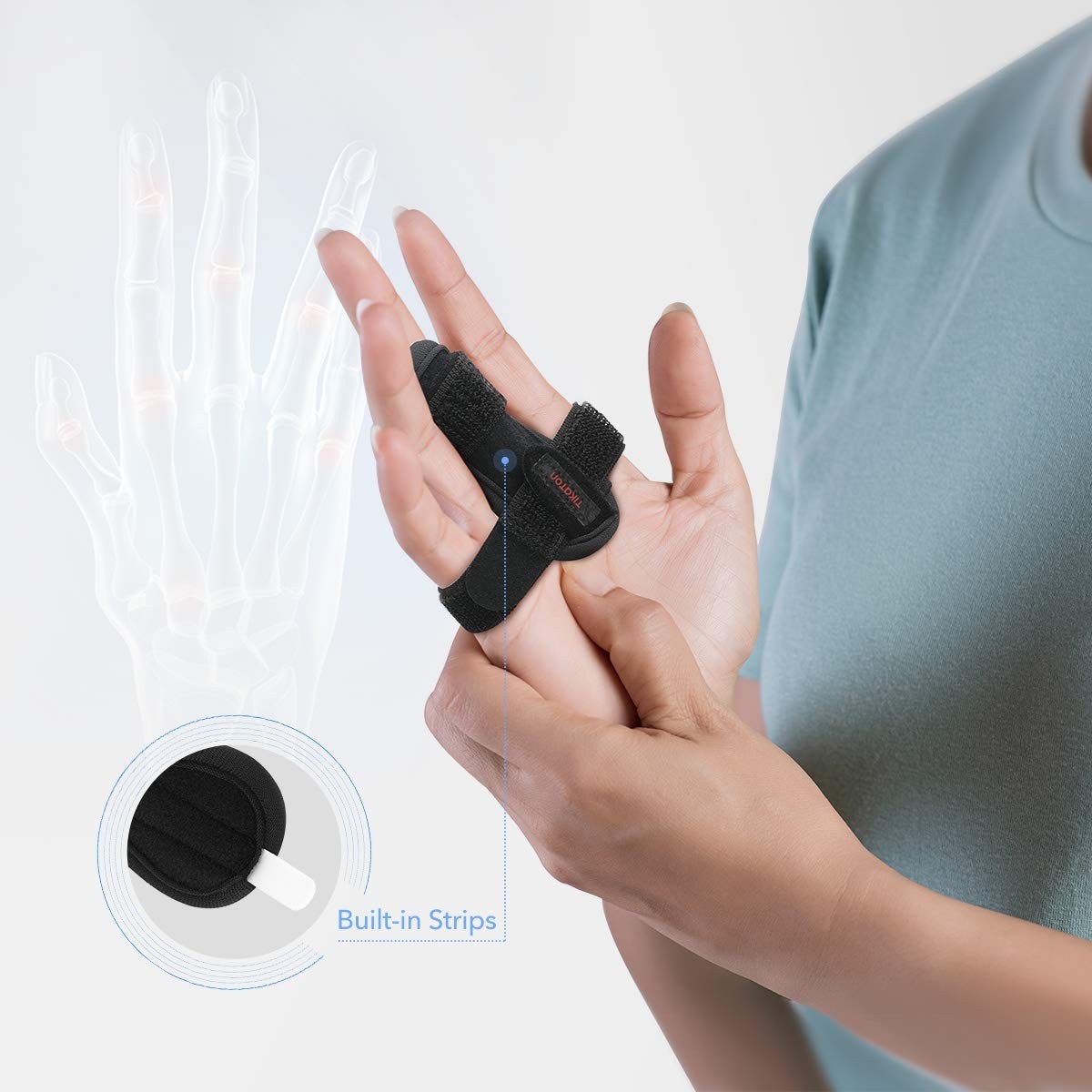 Universal Finger Support Splint – Effective Relief from Locking and Bending Pain