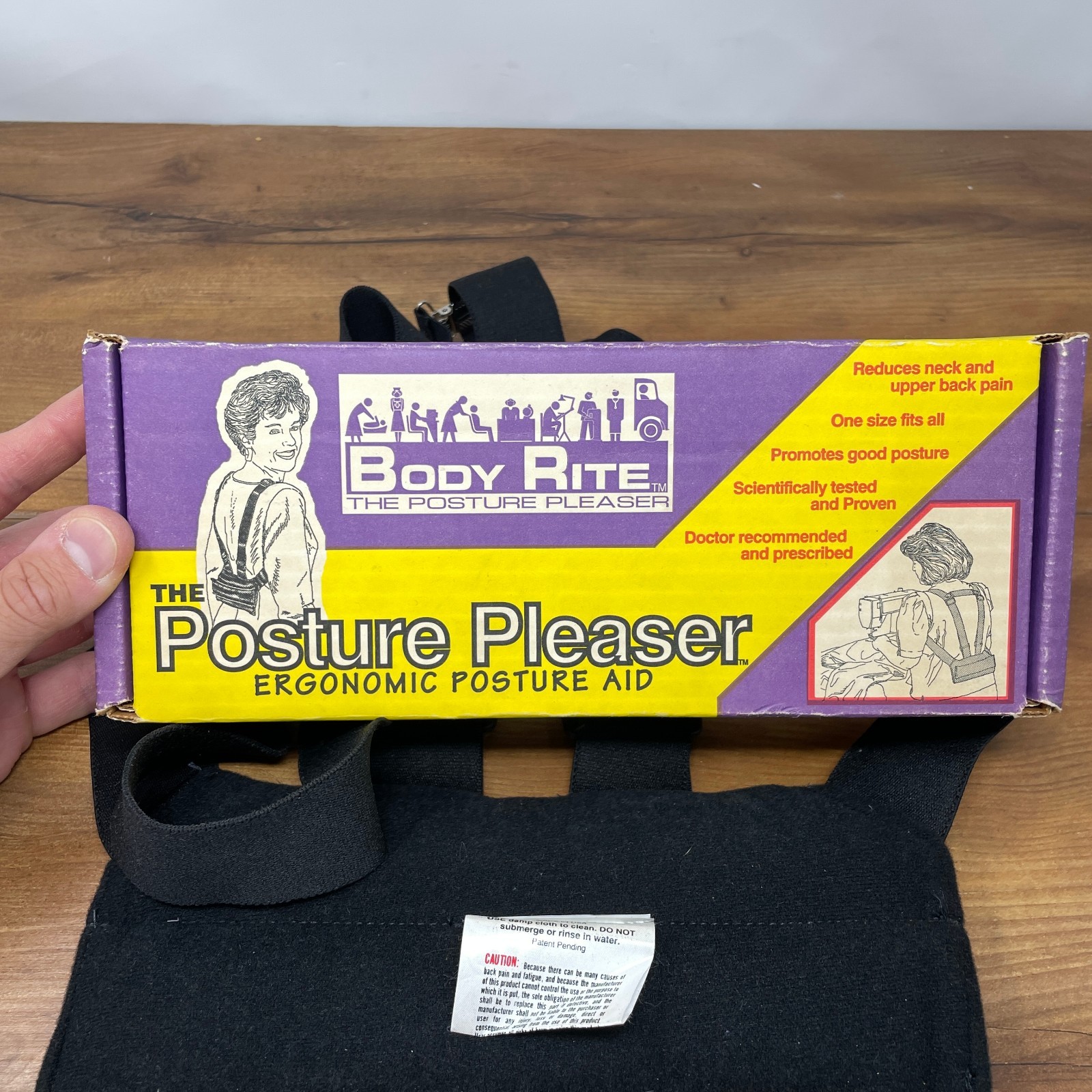 Body Rite The Posture Pleaser Ergonomic Posture Aid Style Harness Retro Style