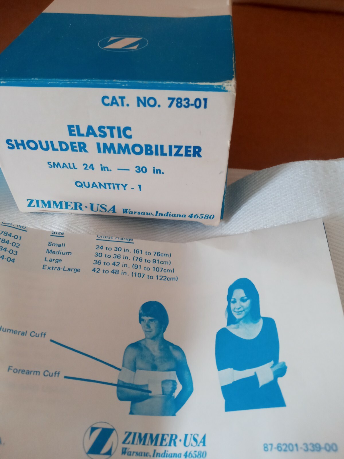 Shoulder Immobilizer small 24″-30″ Zimmer 783-01