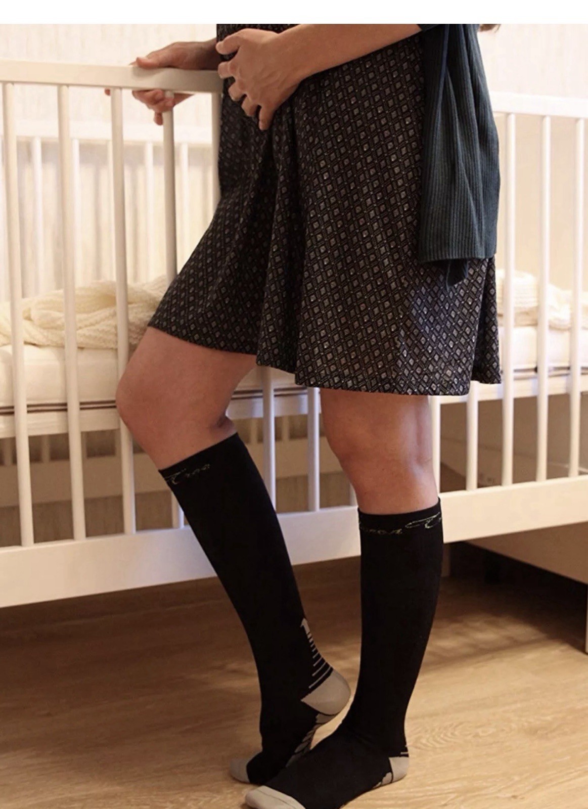 Unisex Sports & Maternity Compression Socks Running Shin Relief Circulation