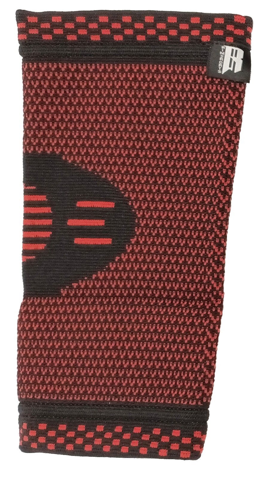 2 X Elbow Brace Compression Support Sleeves Arthritis &Tendonitis Black/Red MED