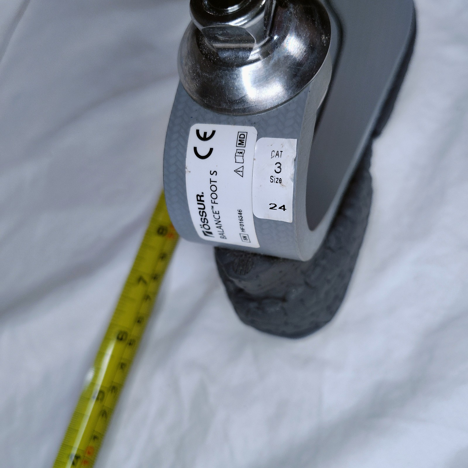 Ossur Balance Foot S Cushioned Prosthetic Lightweight Split Toe sz 24 CAT 3 Rt