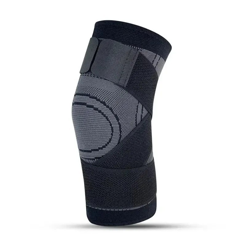 Knee Compression Sleeve Adjustable Strap Support Brace Running Sports Fitness