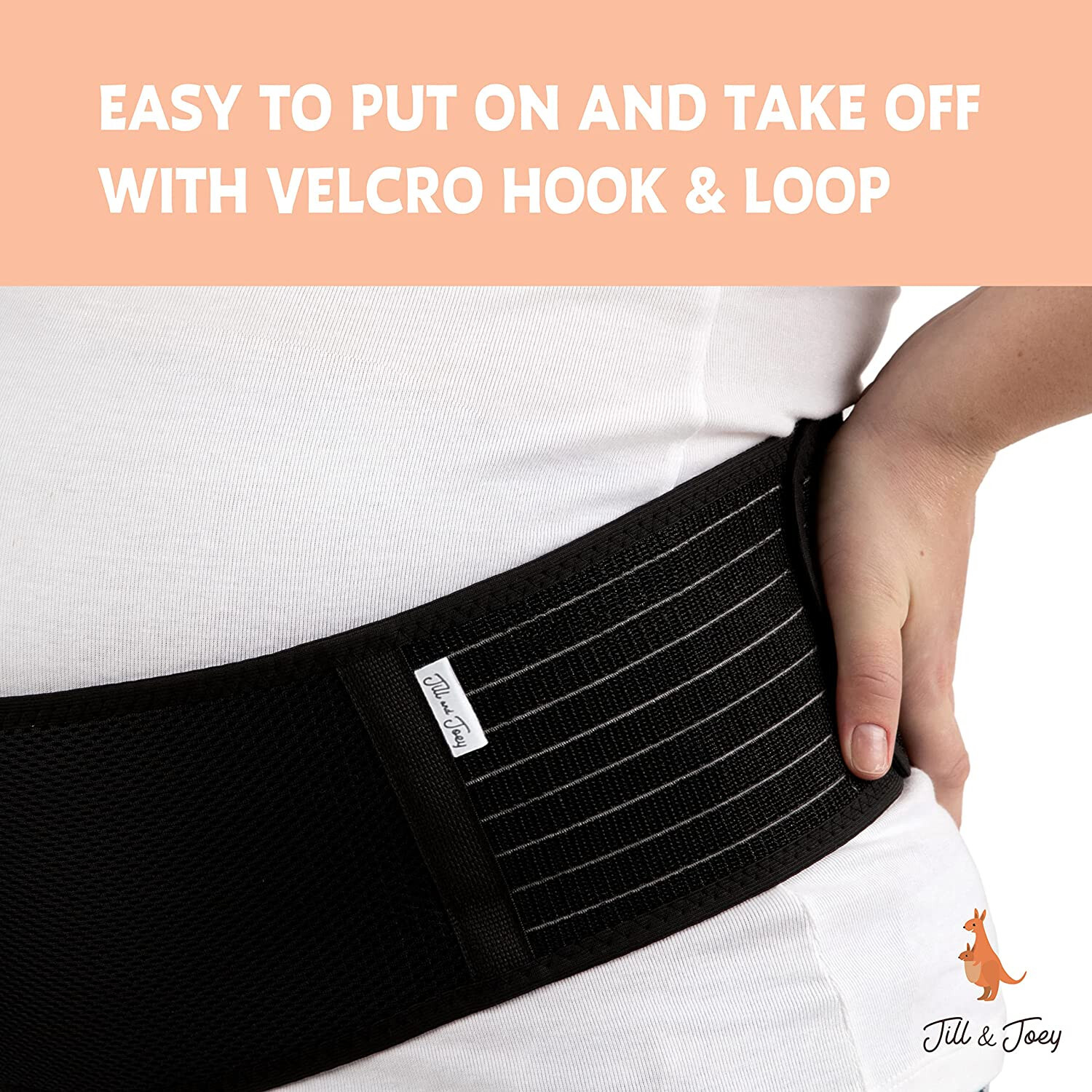 Maternity Belt Pregnancy Belly Back Support Large Jill & Joey FAST FREE SHIP NIB