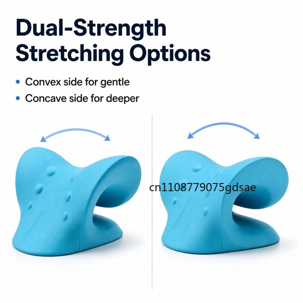 Neck Cloud Cervical Neck Stretcher Pillow Traction Device Pain Relief Massage