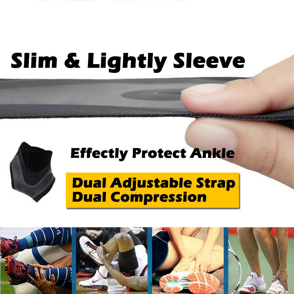 Ankle Brace Support Compression Sleeve Plantar Fasciitis Pain Relief Foot Wrap