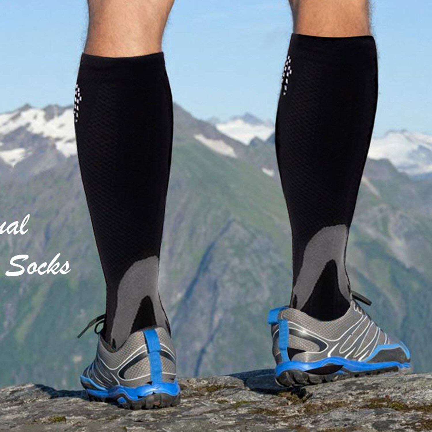 1-3 Pair Compression Socks Calf Sleeve Leg Support Brace 10-30mmHg For Men Women