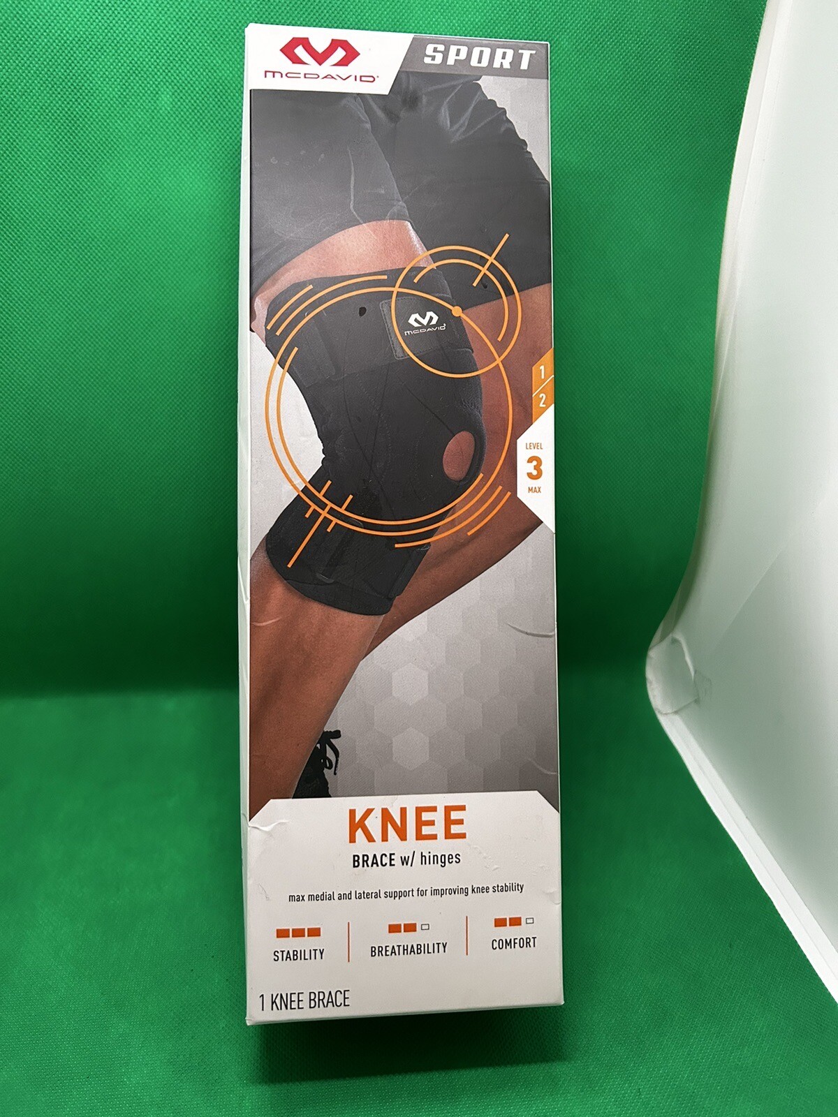 McDavid Knee Brace w/ Polycentric Hinges & Straps Size S/M