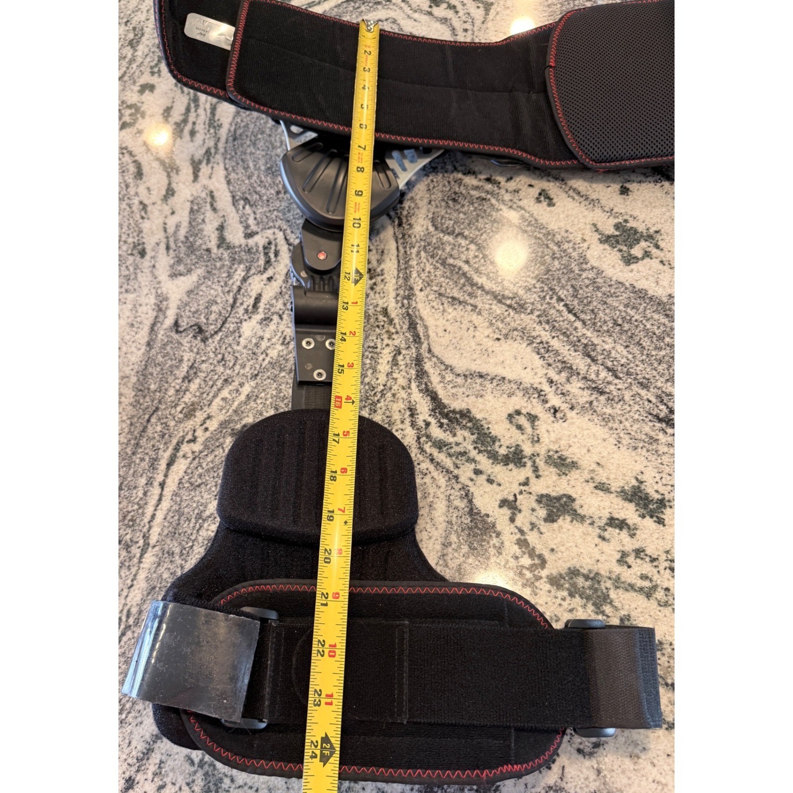 DonJoy X-Act ROM Hip Brace Adjustable Post-Op Recovery Support Black Silver