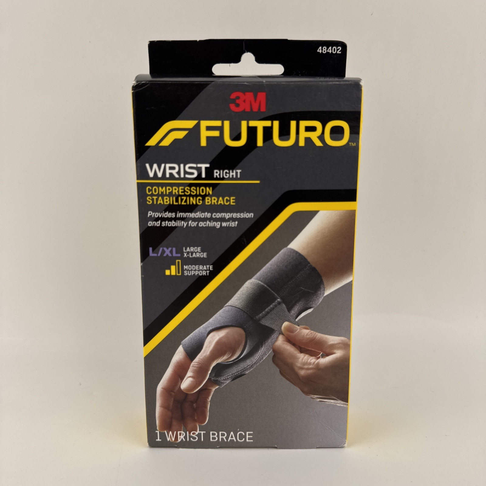 Futuro Compression Stabilizing Wrist Brace Right Large / Extra Large 1ct NEW